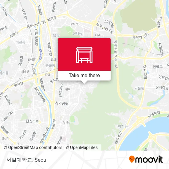 서일대학교 map