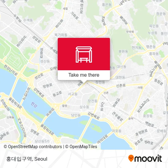 홍대입구역 map