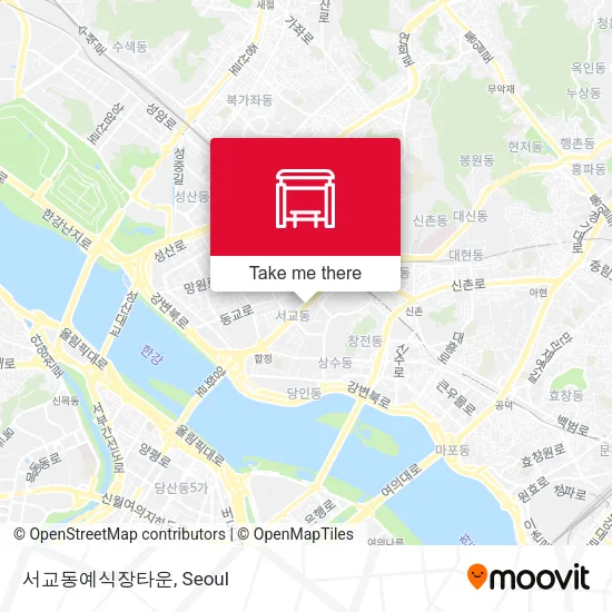 서교동예식장타운 map