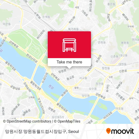 망원시장.망원동월드컵시장입구 map