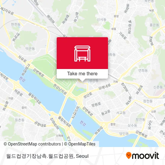 월드컵경기장남측.월드컵공원 map