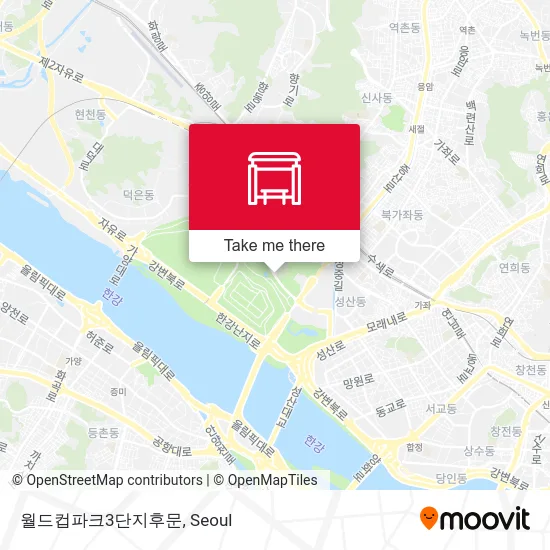 월드컵파크3단지후문 map