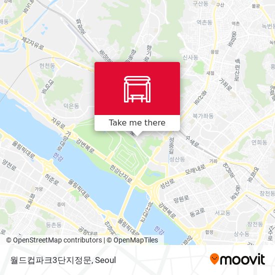 월드컵파크3단지정문 map