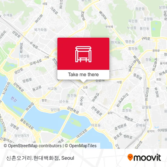 신촌오거리.현대백화점 map