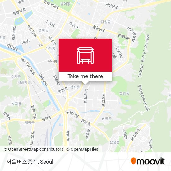 서울버스종점 map