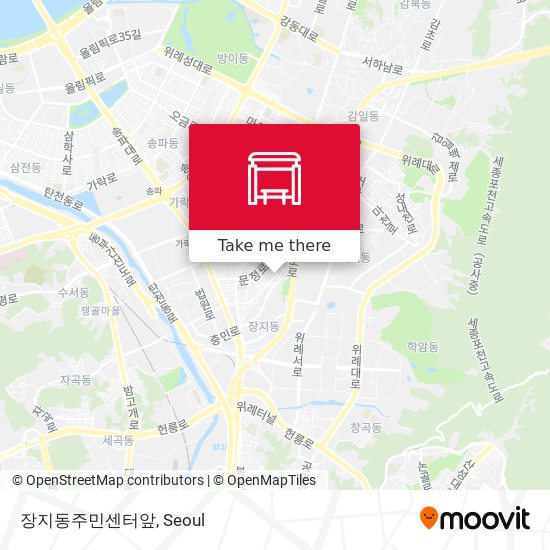 장지동주민센터앞 map