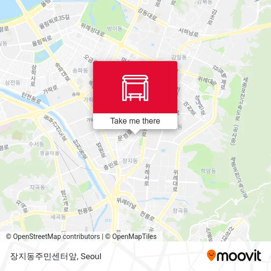 장지동주민센터앞 map