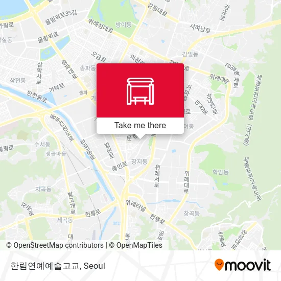 한림연예예술고교 map