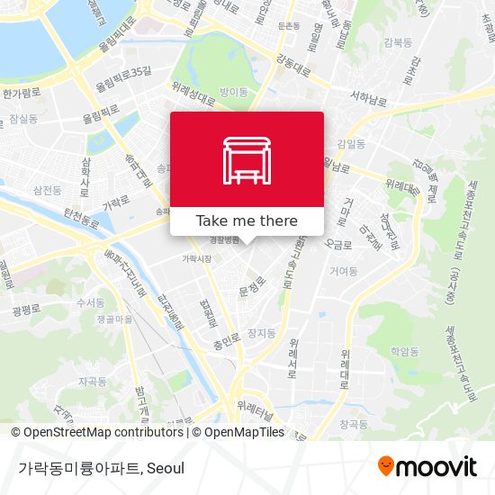 가락동미륭아파트 map