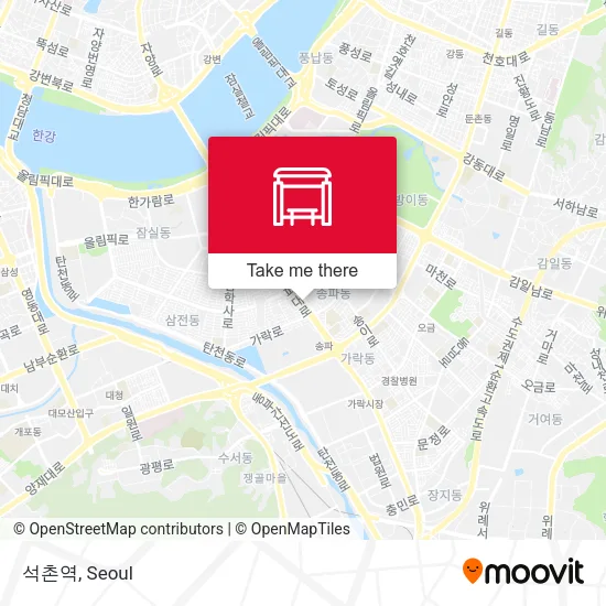석촌역 map