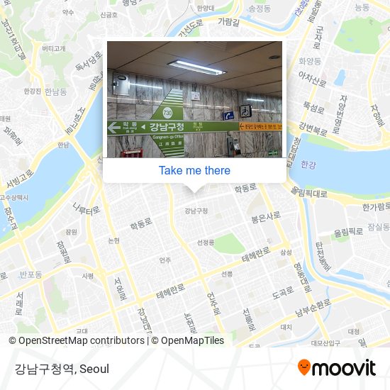 강남구청역 map