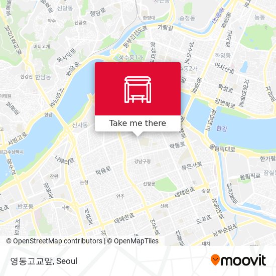 영동고교앞 map