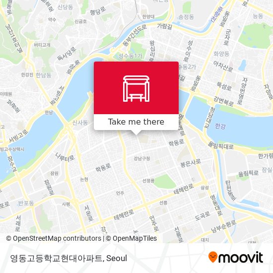 영동고등학교현대아파트 map