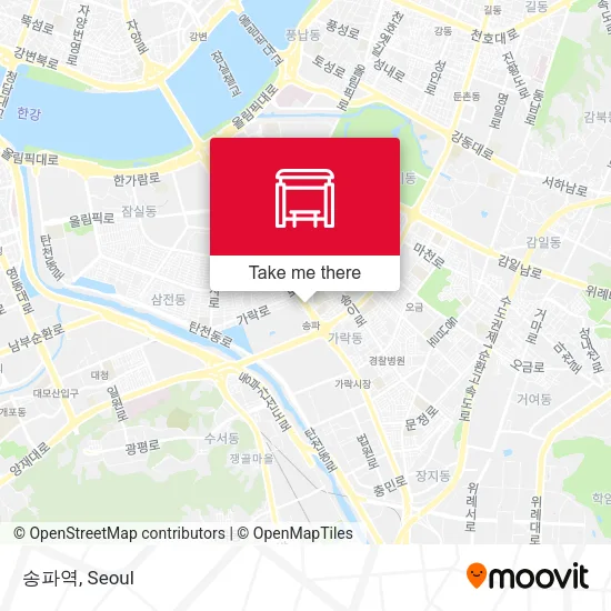 송파역 map