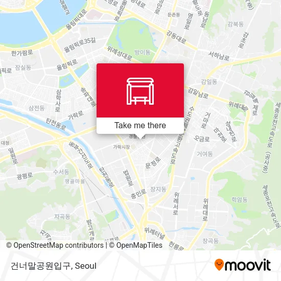 건너말공원입구 map