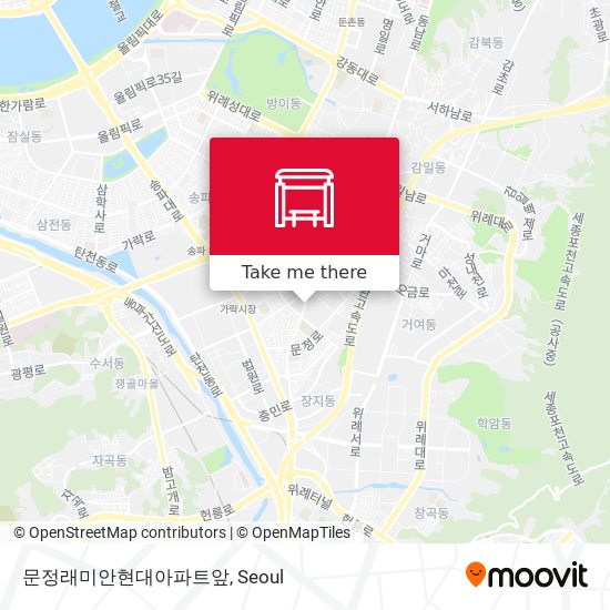 문정래미안현대아파트앞 map