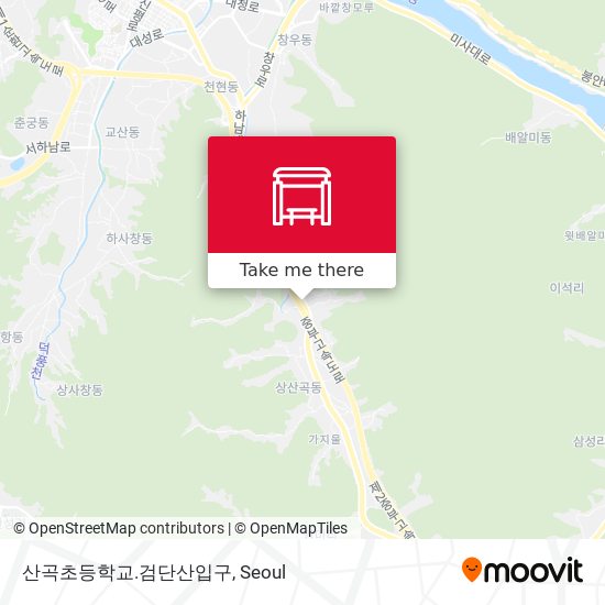 산곡초등학교.검단산입구 map
