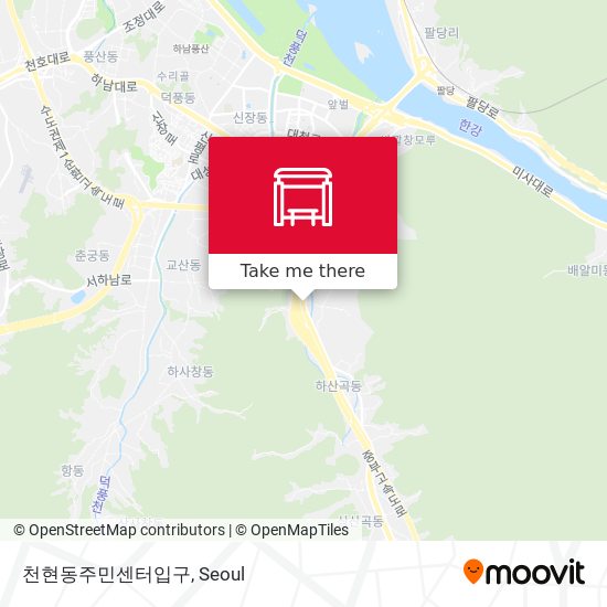 천현동주민센터입구 map