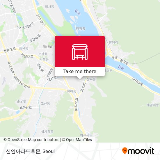 신안아파트후문 map
