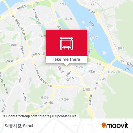 덕풍시장 map