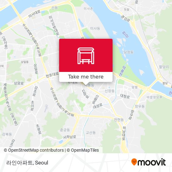 라인아파트 map