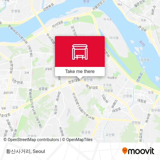 황산사거리 map