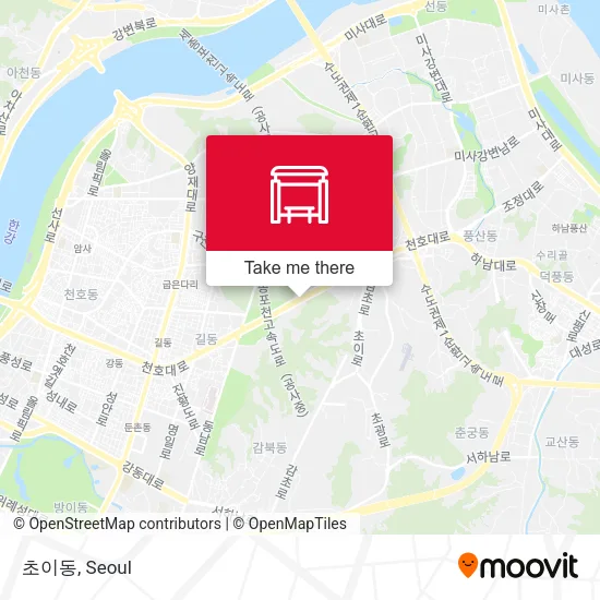 초이동 map