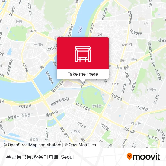 풍납동극동.쌍용아파트 map