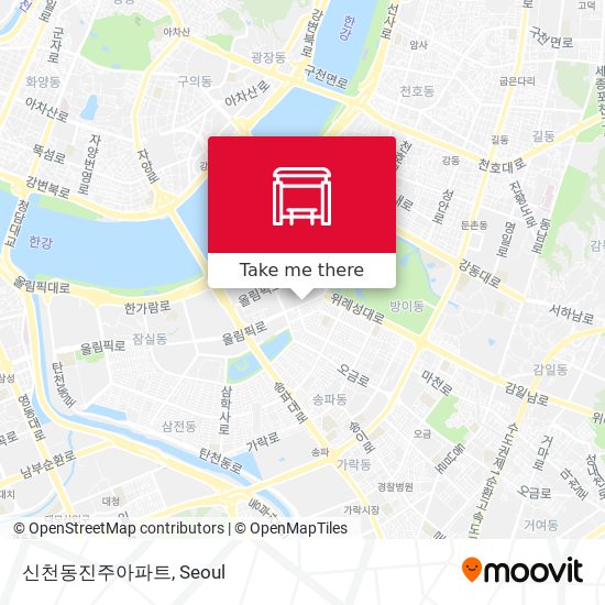 신천동진주아파트 map