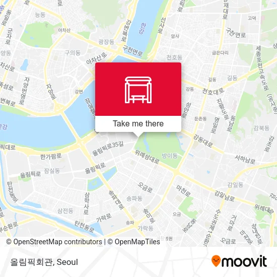 올림픽회관 map