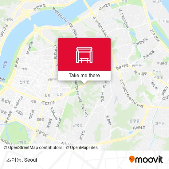 초이동 map