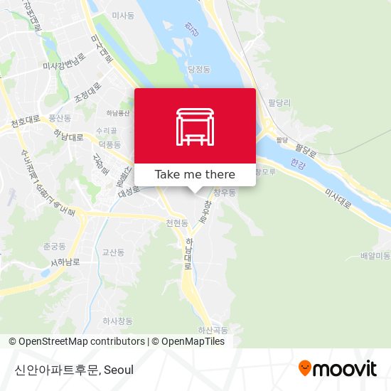 신안아파트후문 map