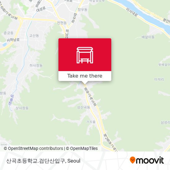 산곡초등학교.검단산입구 map