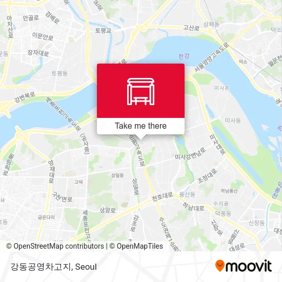 강동공영차고지 map