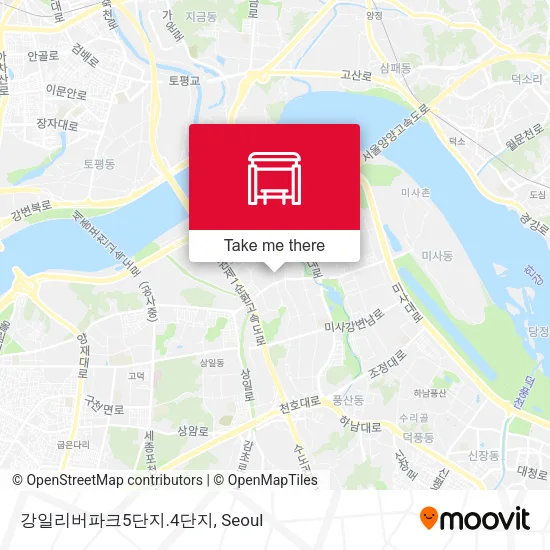 강일리버파크5단지.4단지 map