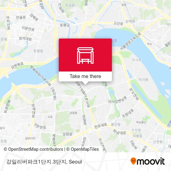 강일리버파크1단지.3단지 map