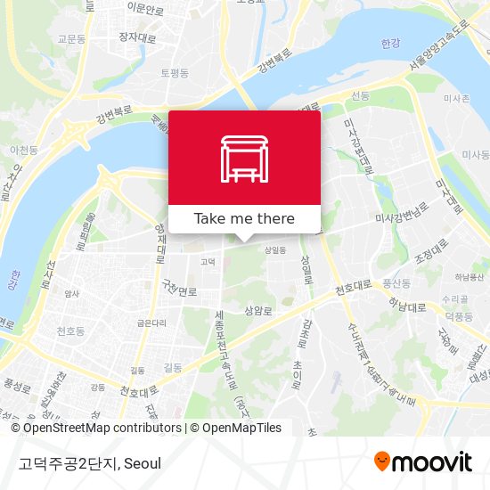 고덕주공2단지 map