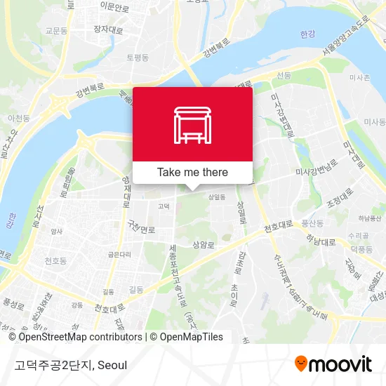 고덕주공2단지 map