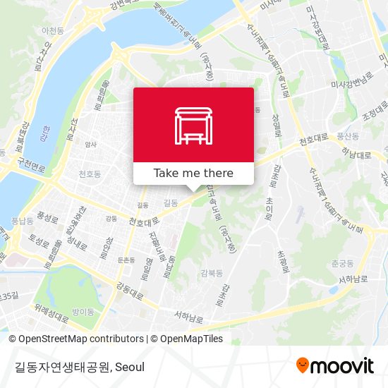 길동자연생태공원 map