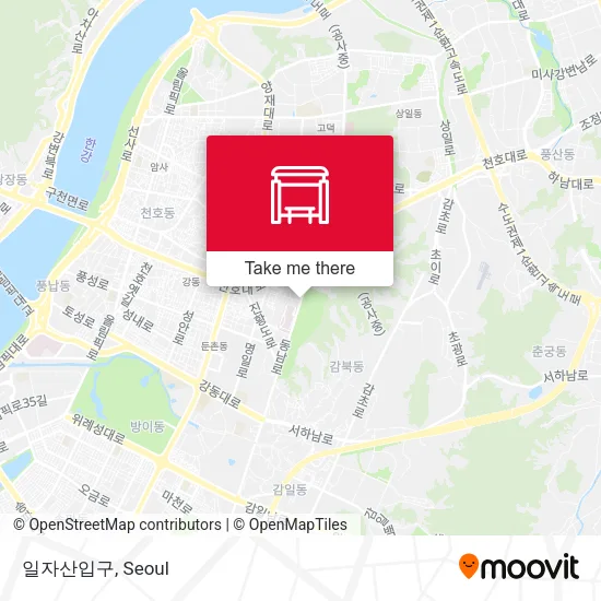 일자산입구 map