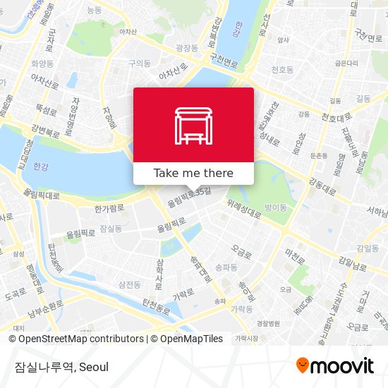 잠실나루역 map