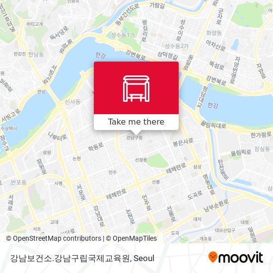 강남보건소.강남구립국제교육원 map