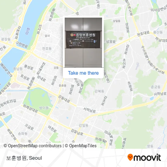 보훈병원 map