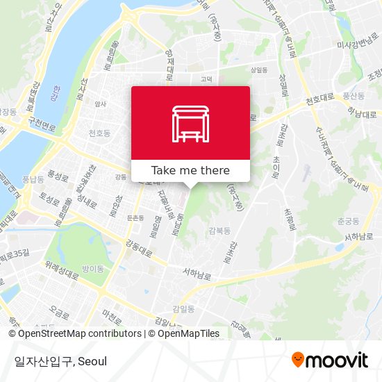 일자산입구 map