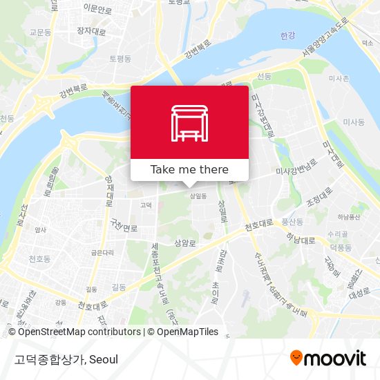 고덕종합상가 map