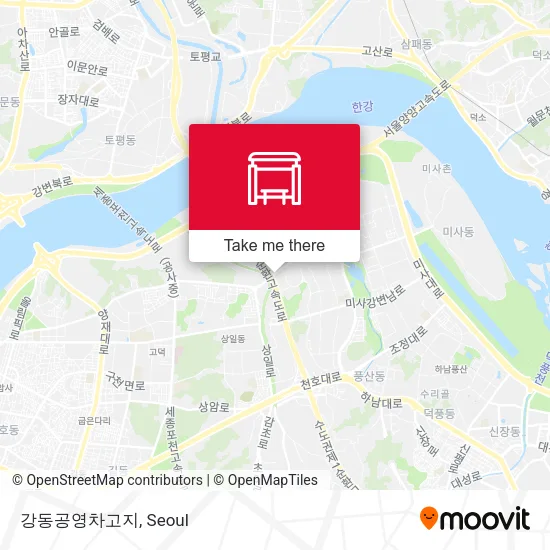 강동공영차고지 map