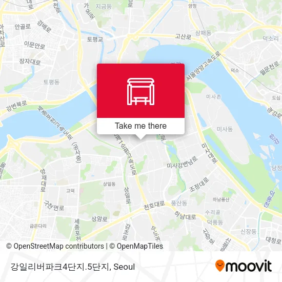 강일리버파크4단지.5단지 map