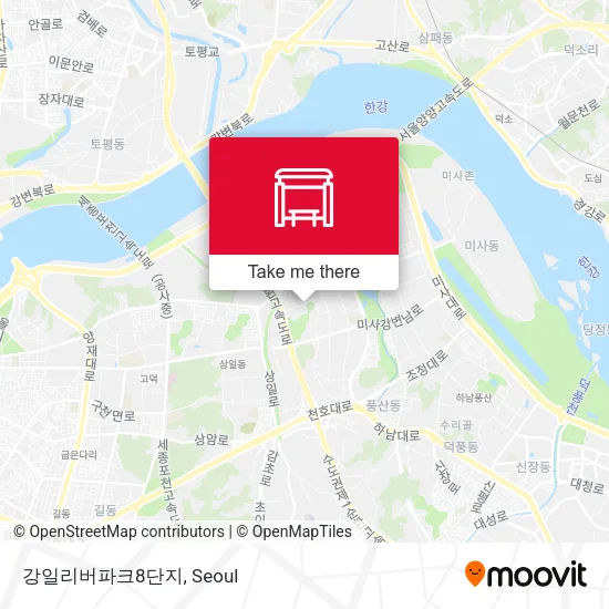 강일리버파크8단지 map