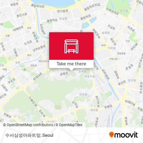 수서삼성아파트앞 map