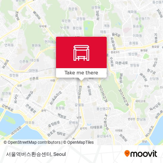 서울역버스환승센터 map